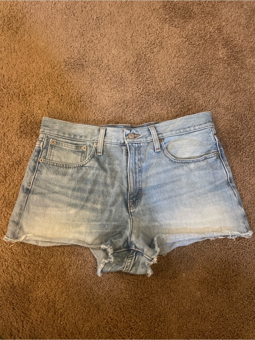 J. Crew Light Wash Denim Cutoff Shorts